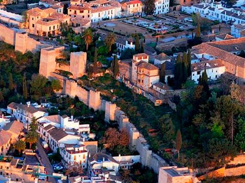 Veduta del quartiere dell'Albaicín a Granada