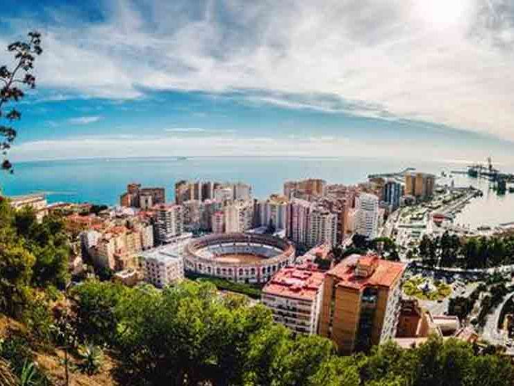 Il porto e il lungomare di Malaga